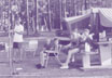 Camping at Lake Ouachita in Arkansas; 1992