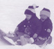 Corey and Collin's first snow.  1984