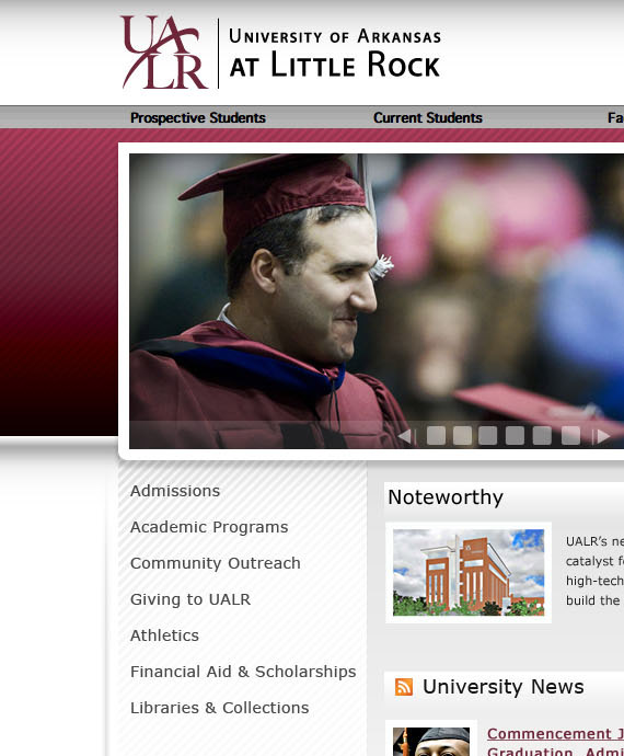 ualr homepage
